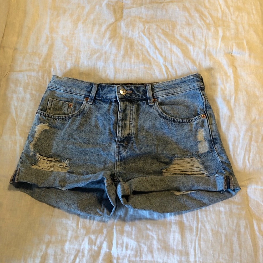 Acid Washed H&M Shorts